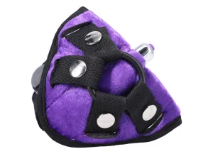 Tantus Velvet Vibrating Adjustable Strap-On Harness