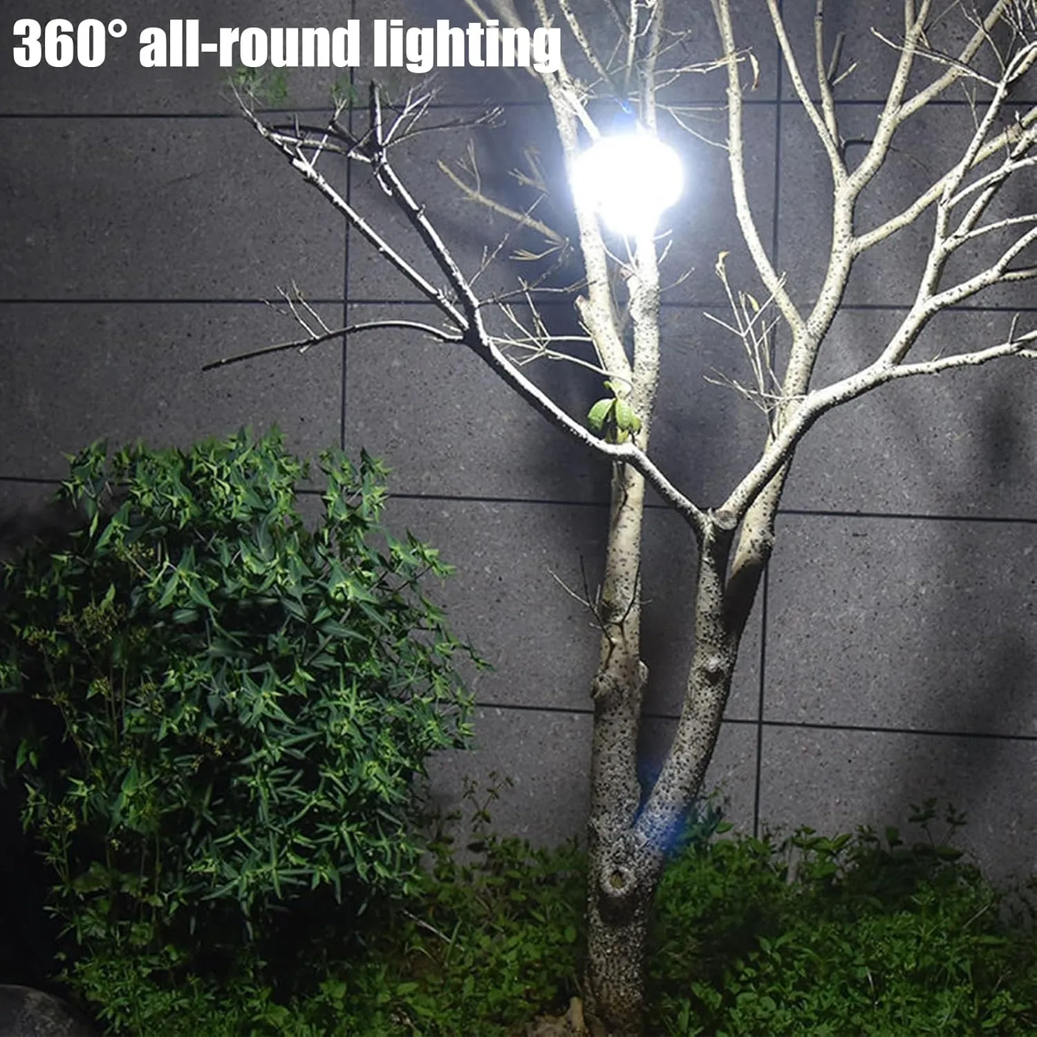 Tenddaily 2 in 1 Folding Solar Lamp, 2 in 1 Folding Solar Lamp with Remote Control, Solar Camping Lantern Collapsible, LED Camping Blub, Portable Light Tent Hanging Flashlight Outdoor(Large remote con
