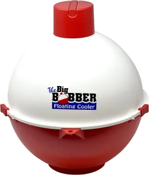 The Big Bobber Floating Cooler, Outdoors Floating Ice Chest, Portable Drifter Cooler, Keeps Beverage Cold