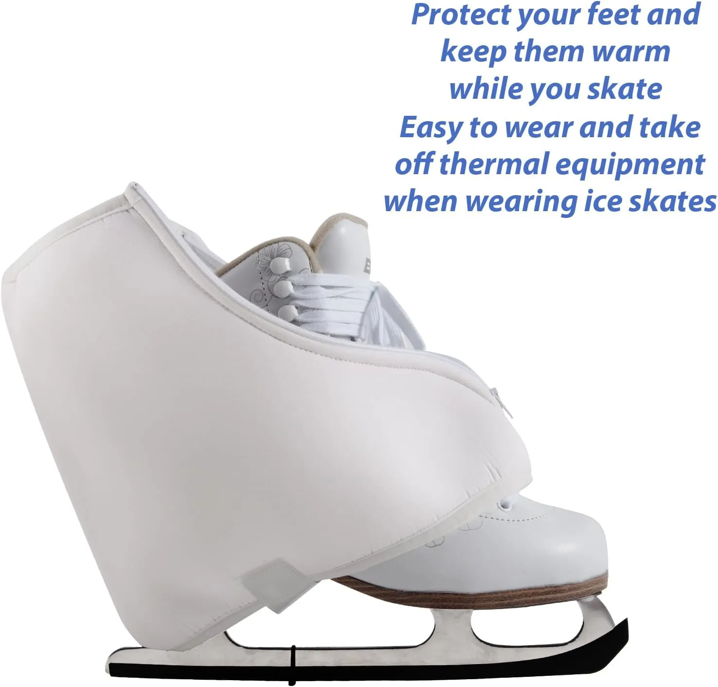 Thermal Skate Covers,Insulated Warm Skate Boot Covers for Ice Skating and Figure Skates,Skating Cover For Kids Youth Adults