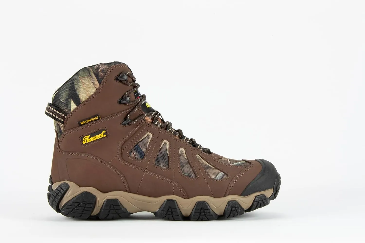Thorogood Crosstrex 6” Insulated Waterproof Hiking Boots for Men - Breathable Premium Leather and Mesh with Comfort Insole and Athletic Traction Outsole; ASTM Rated