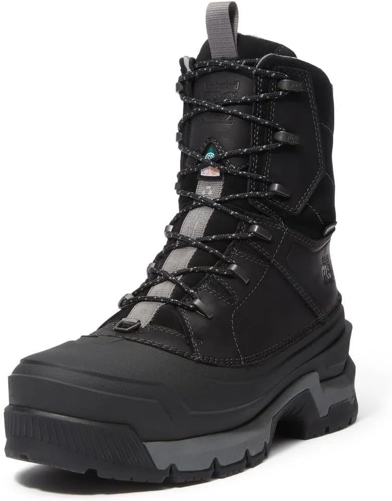 Timberland PRO Men's Siberian 8 Inch Composite Safety Toe Insulated Waterproof Puncture Resistant CSA Industrial Work Boot