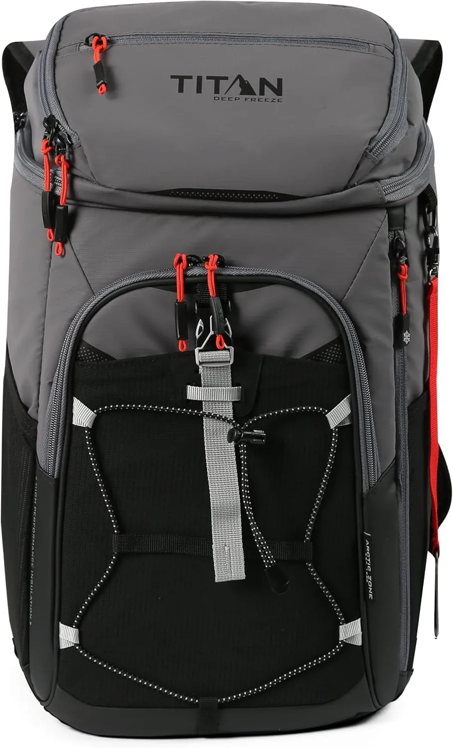 Titan Deep Freeze Ice Wall Backpack Cooler 30 Can Cooler Bag with Ice Packs