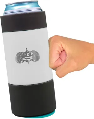 Toadfish Tall 16oz Can Cooler-Non-Tipping Suction Cup Can Cooler - (White)