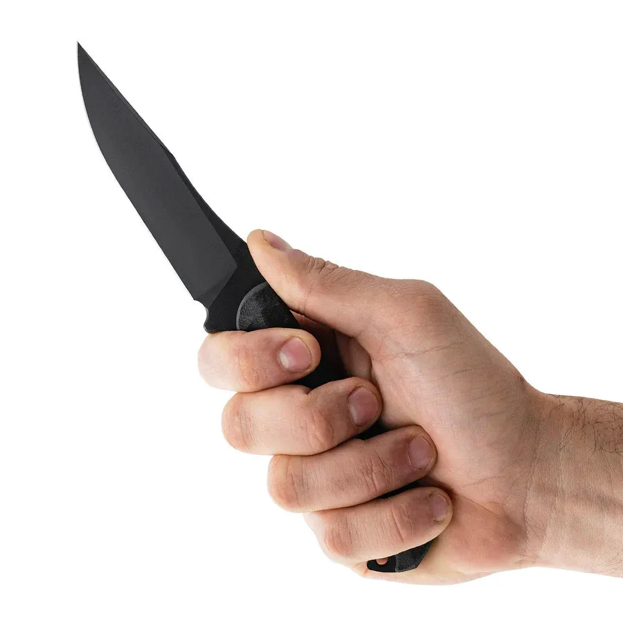 Toor Krypteia S Socom Black 4.0" Fixed Blade Pocket Knife (850049642439)