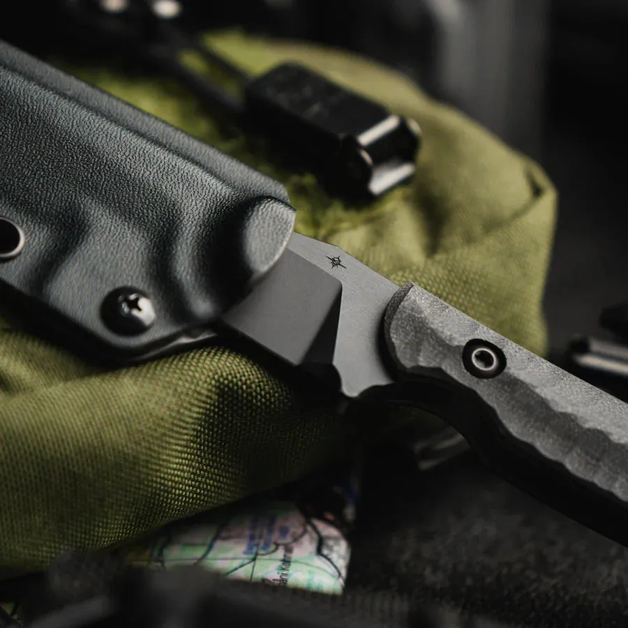 Toor Krypteia S Socom Black 4.0" Fixed Blade Pocket Knife (850049642439)