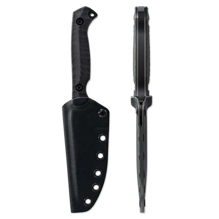 Toor Krypteia S Socom Black 4.0" Fixed Blade Pocket Knife (850049642439)