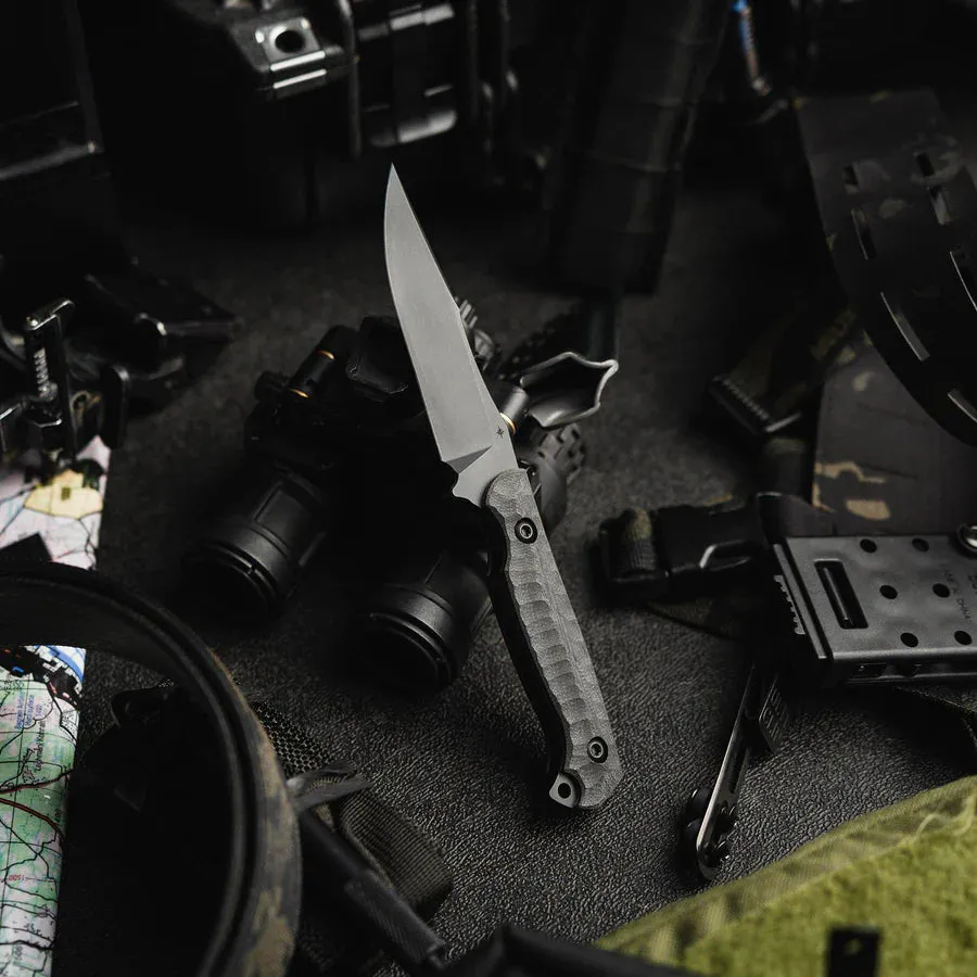 Toor Krypteia S Socom Black 4.0" Fixed Blade Pocket Knife (850049642439)