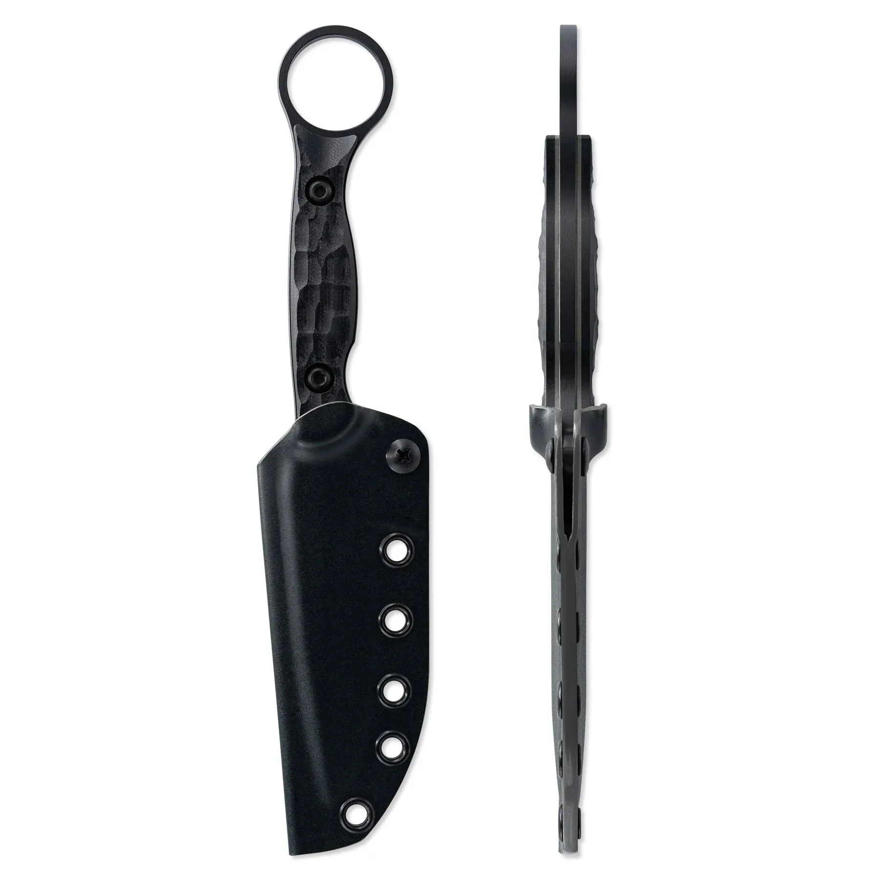 Toor  Serpent S Socom Black 3.75" Fixed Blade Pocket Knife (850049642965)