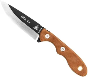 TOPS Knives Mini Scandi 3in Drop Point Fixed Blade Knife - MSK-2.5