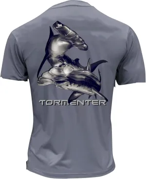 Tormenter Men's Key Largo Long Sleeve Performance Shirt, Snag Proof, SPF-50 Ocean