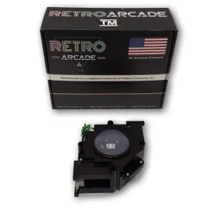 Track Ball - 3 inch Arcade Game Trackball for Mame and Jamma Boards with Translucent White Ball