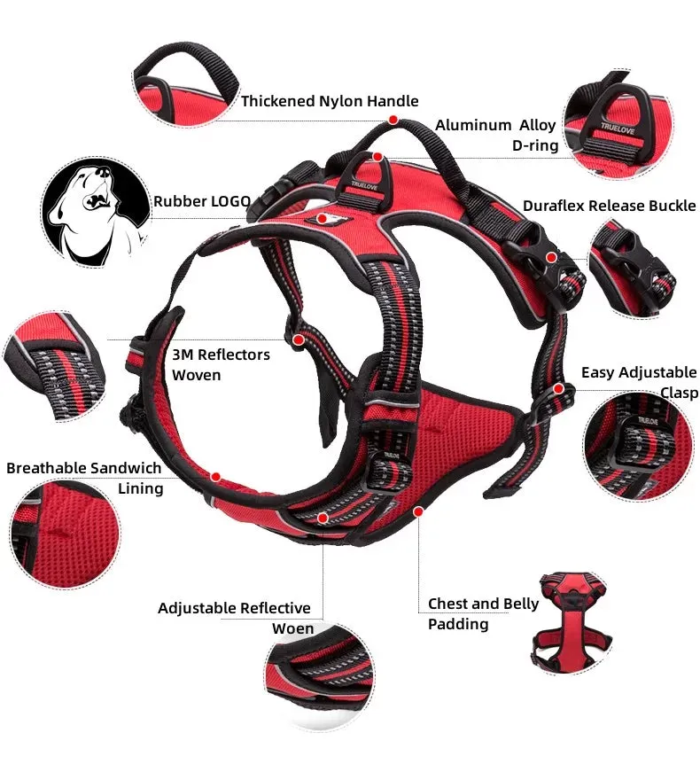 True Love Adjustable Harness TLH5651 - Gray