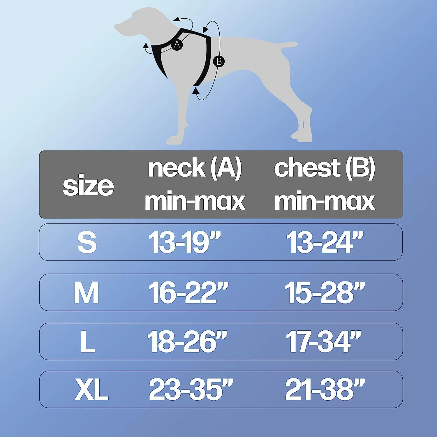 TUG Dog Harness with 2 Leash Connection Points | Adjustable, Padded, Lightweight Harness | Handle on Back | No-Pull Front Clip