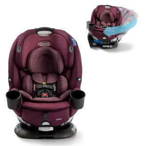 Turn2Me 3-in-1 Convertible Car Seat, London, Featuring Headrest and Harness Adjust, Easy Installation and Steel Reinforced Frame