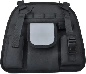 TWAYRDIO Radio Chest Harness with Reflective Strips, Radio Vest Holder, Two Way Radio Vest Rig Walkie Talkie Case with Front Pack Pouch for Motorola Midland Kenwood Baofeng Retevis Yaesu