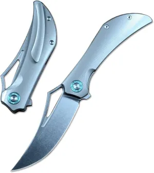 TWO SUN TS476 Folding Knife Hunting 14C28N Blade Titanium Handle Liner Lock