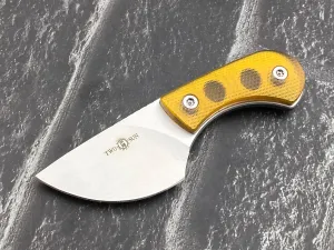TwoSun TS565-YJ01-V1-PEI Micro Mini Fixed Blade Knife YJ01-V1 Blade PEI Handle Kydex Belt Sheath EDC Little Fixed Knife