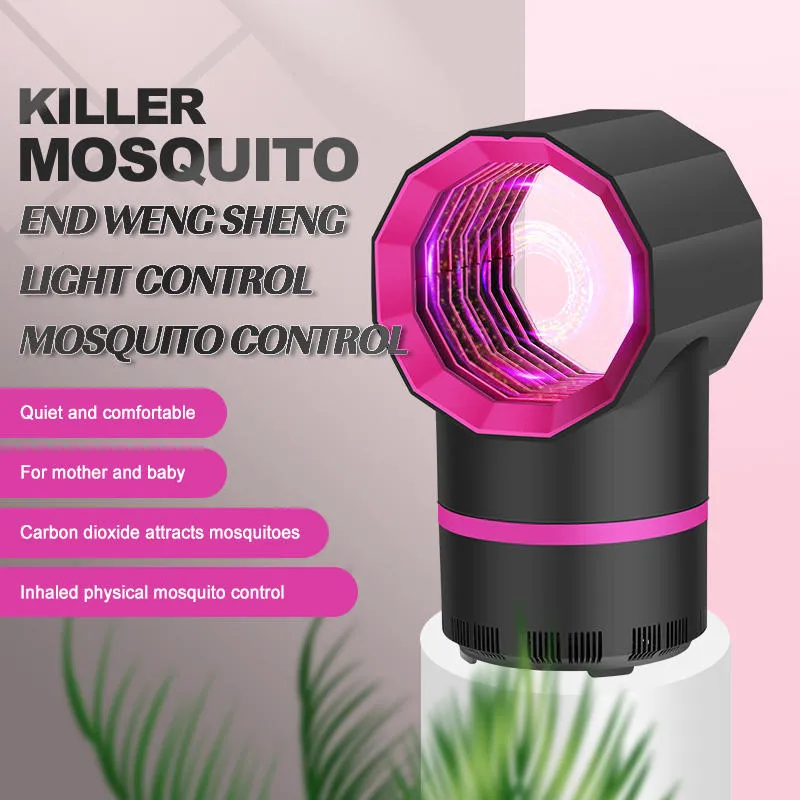 USB Mosquito Electronic Killer LED Lamp Electrical Insect Flies Anti Lantern Fly Trap For Camping Indoor Bug Zapper Light Garden