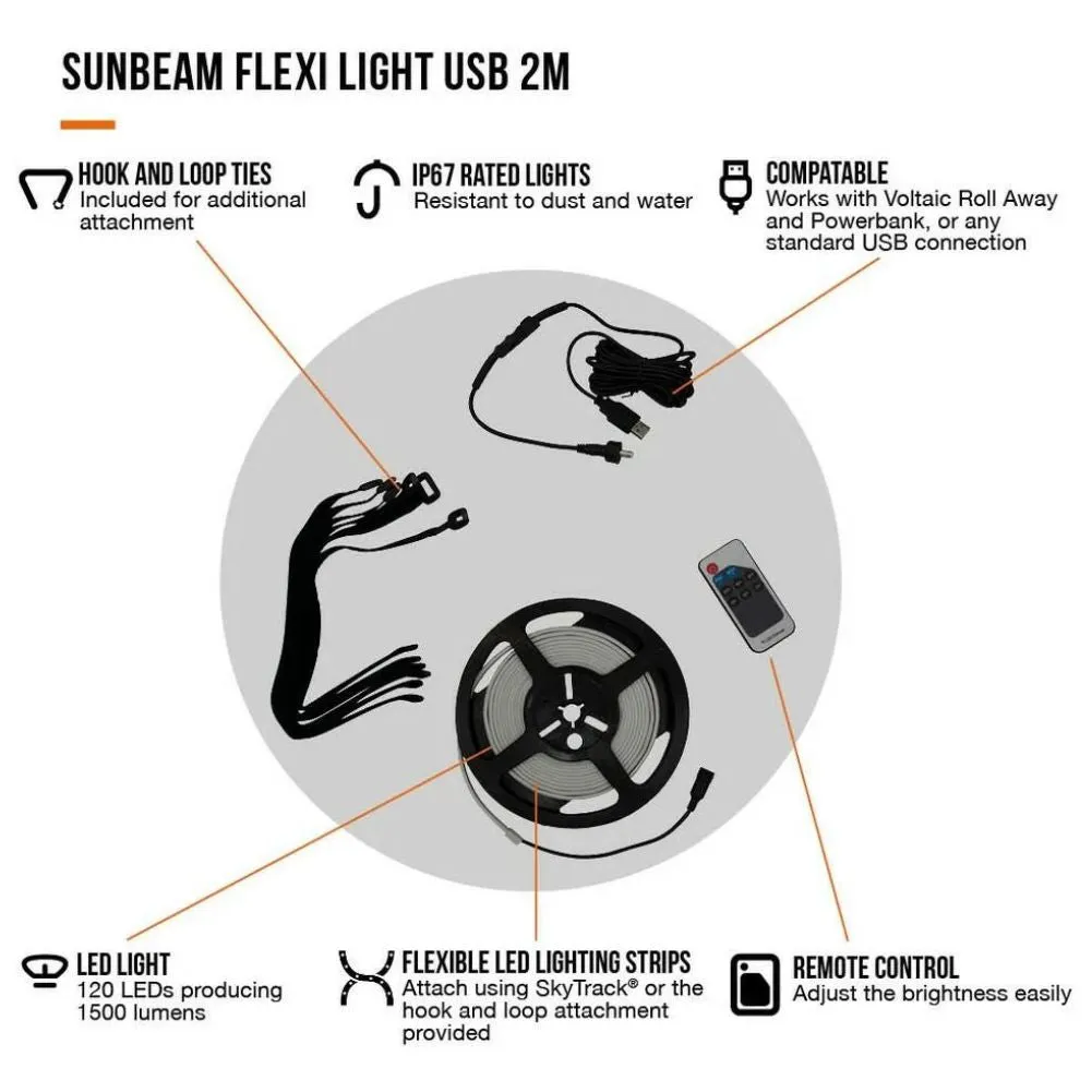 Vango Sunbeam Flexi Light USB - 2 Metres