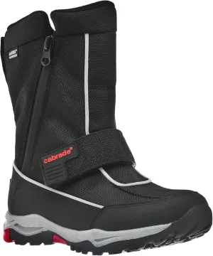 Verdin Boy's Snow Boot: Waterproof Zipper, 200g enTHERMA-Insulated Nylon, deHYDREX Waterproof, Memory Foam Footbed, Reflective Trim