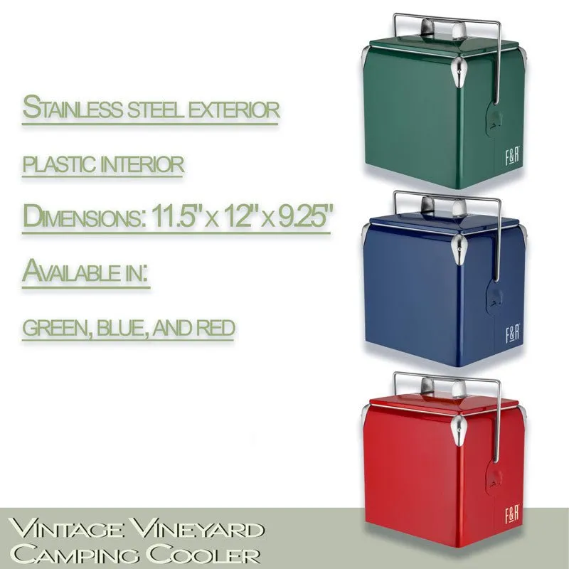 Vintage Cooler - Wine Camping