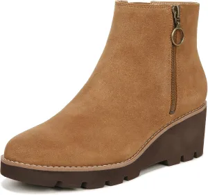 Vionic Women's Astor Hazel Zip-Up Ankle Boot- Comfort Booties Helps Heel Pain, Plantar Fasciitis with Built-in Arch Support Orthotic Insole That Corrects Pronation and Alignment, Sizes 5-11