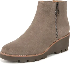 Vionic Women's Astor Hazel Zip-Up Ankle Boot- Comfort Booties Helps Heel Pain, Plantar Fasciitis with Built-in Arch Support Orthotic Insole That Corrects Pronation and Alignment, Sizes 5-11
