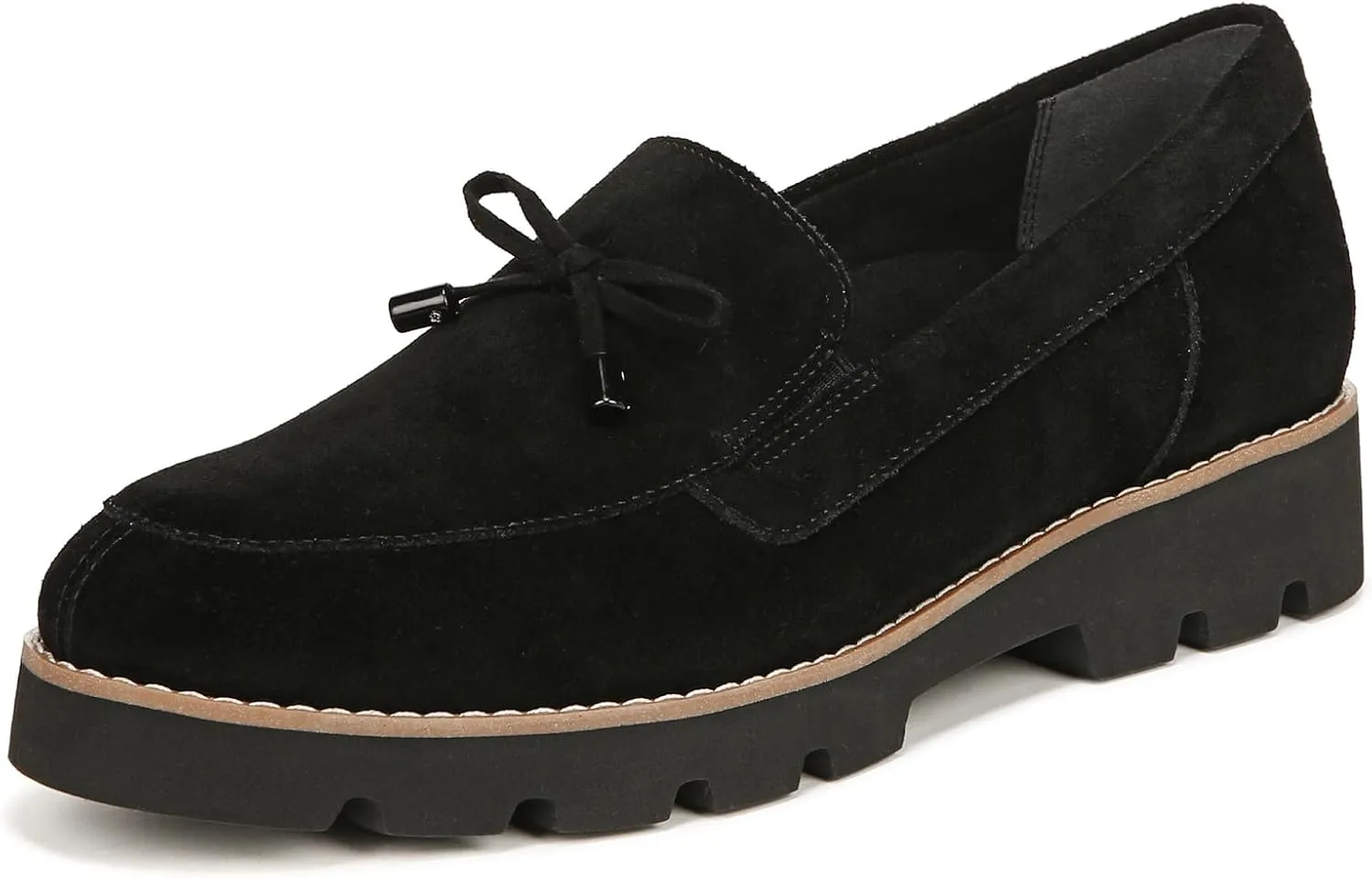 Vionic Women’s Loafer Charm Finley Comfort Lace Up- Supportive Walking Shoes That Include VIO Motion Technology Orthotic Insole with Built-in Arch Support, Helps Heel Pain, Medium and Wide Fit