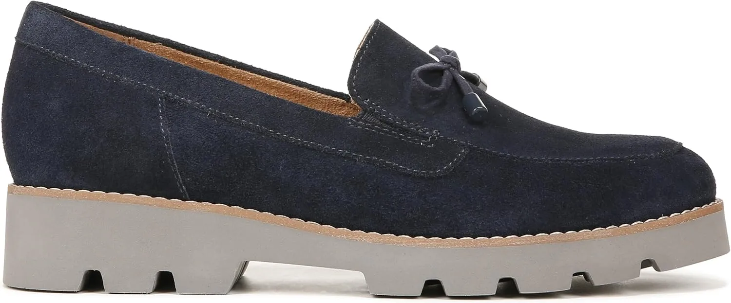 Vionic Women’s Loafer Charm Finley Comfort Lace Up- Supportive Walking Shoes That Include VIO Motion Technology Orthotic Insole with Built-in Arch Support, Helps Heel Pain, Medium and Wide Fit