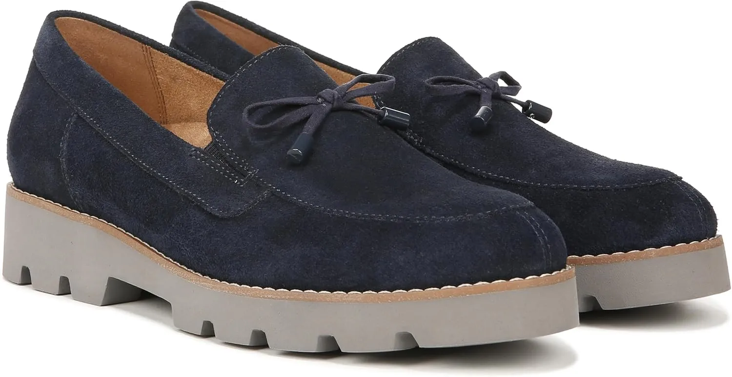 Vionic Women’s Loafer Charm Finley Comfort Lace Up- Supportive Walking Shoes That Include VIO Motion Technology Orthotic Insole with Built-in Arch Support, Helps Heel Pain, Medium and Wide Fit
