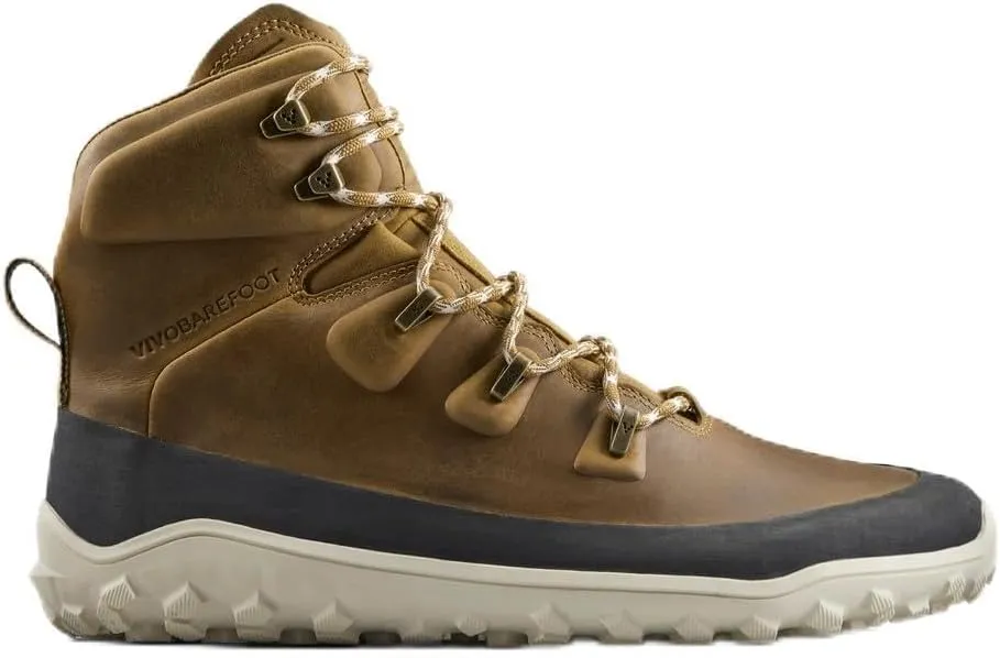 Vivobarefoot Tracker Textile AT Womens Barefoot Hiking Boots | Waterproof, Lightweight & Puncture Resistant | All Weather & Terrains | Wide Fit Grounding Shoes | Tan
