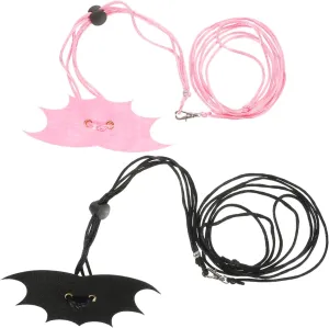 VOSAREA 2 Sets Durable Lizard Harness for Small Pets Multi Purpose Traction Rope for Squirrels and Reptiles Easy to Wear Stylish Wing Design Bright Color Options