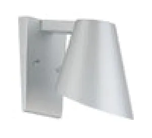 Walker LED Outdoor Wall Lantern in Silver