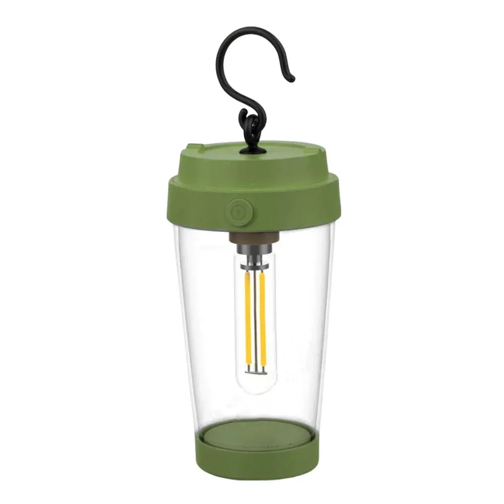 Waterproof LED Camping Lantern Battery Powered Night Light Outdoor Portable Lights 2 Mode for Outdoor Indoor for Camping Hiking
