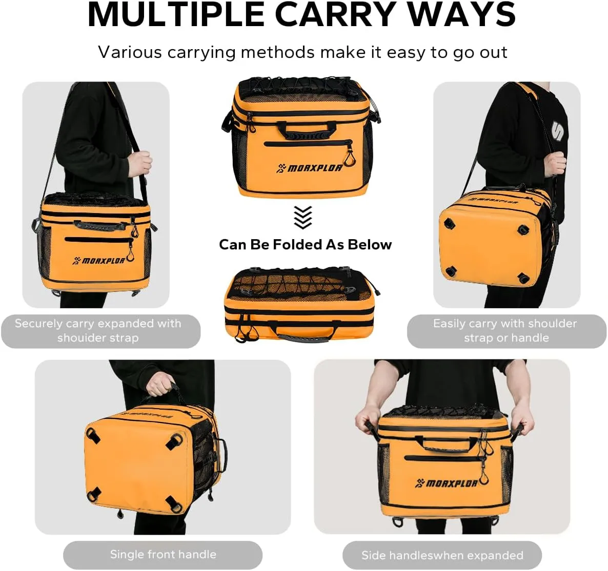 Waterproof PVC Material Paddleboard Cooler Deck Bag,40 cans Sup Deck Cooler Bag,Cooler Bag for Paddleboard,Lunch Box Cooler Insulated Bag,Camping Cooler Bag,Kayak Cooler Bag