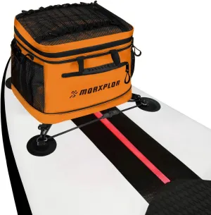 Waterproof PVC Material Paddleboard Cooler Deck Bag,40 cans Sup Deck Cooler Bag,Cooler Bag for Paddleboard,Lunch Box Cooler Insulated Bag,Camping Cooler Bag,Kayak Cooler Bag