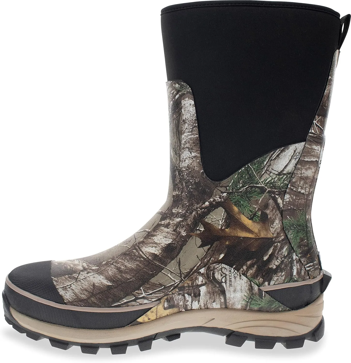 Western Chief Men's Neoprene Mid Height Waterproof Boot with Memory Foam Insole Calf