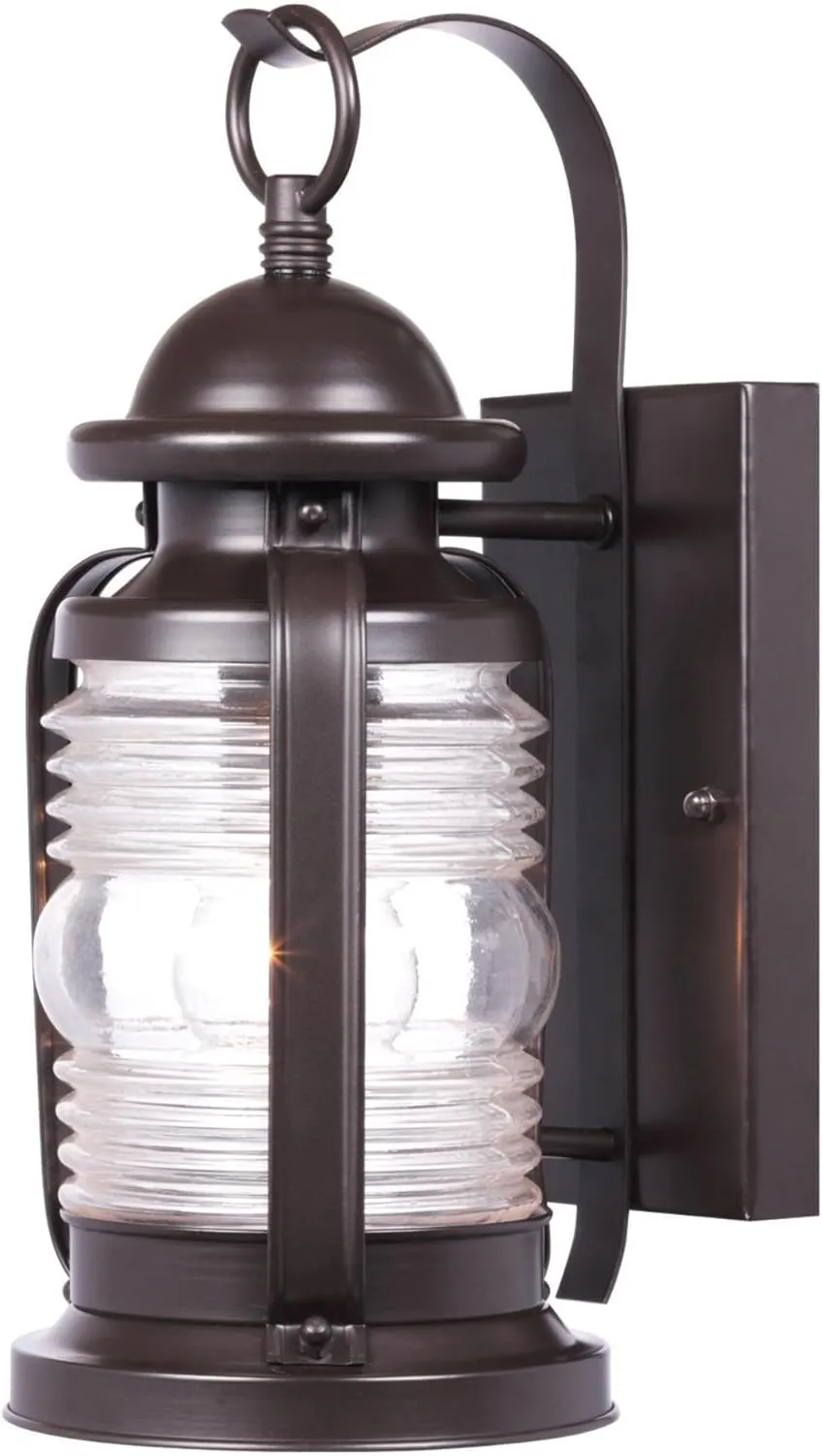 Westinghouse 3424017 6230100 Weatherby One-Light Outdoor Wall Fixture, Weathered Bronze Finish with Clear Glass, 1 Pack