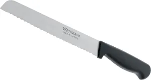 Westmark Germany Stainless Steel Bread Knife, 7.2-inch (Black)