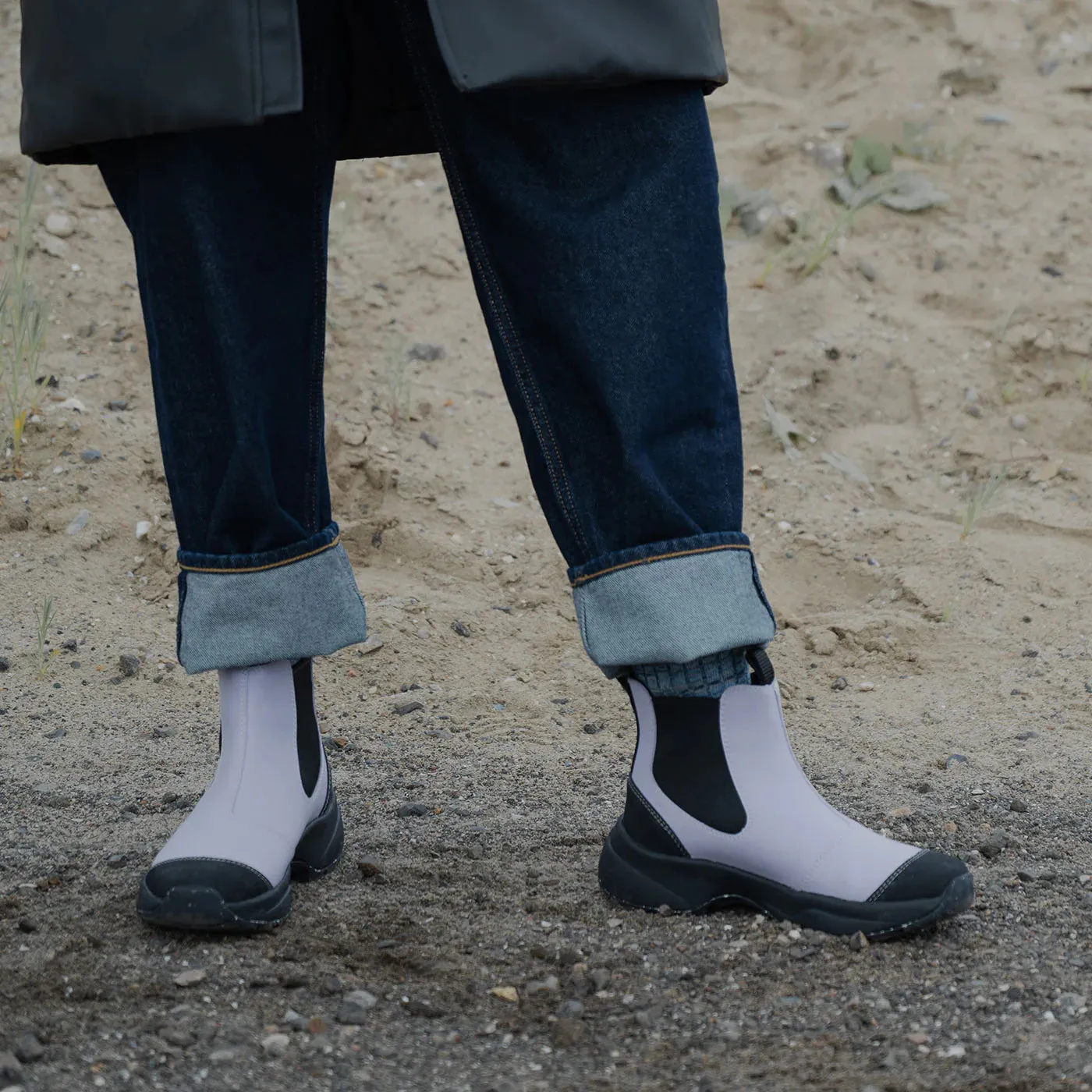 Woden - Siri Warm Waterproof in Smoked Lavender