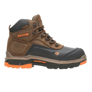 Wolverine Men's Overpass Brown Leather CarbonMAX 6" Boot Boot W10717