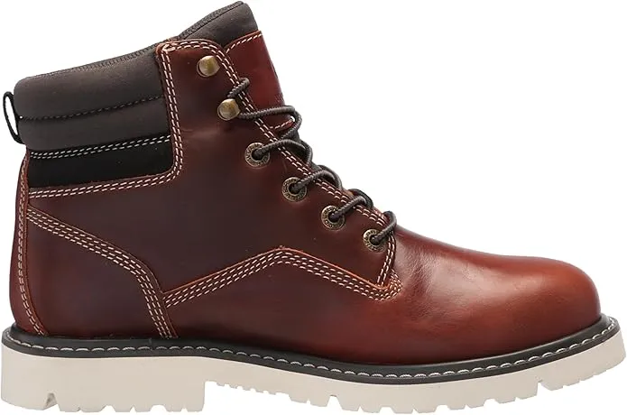 Wolverine Men's Revival 6" Waterproof Industrial Boot – Rust, Durable, Cushioned, Slip-Resistant Work Boot