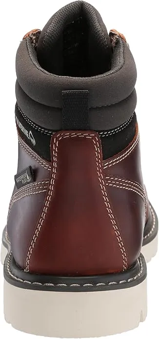 Wolverine Men's Revival 6" Waterproof Industrial Boot – Rust, Durable, Cushioned, Slip-Resistant Work Boot