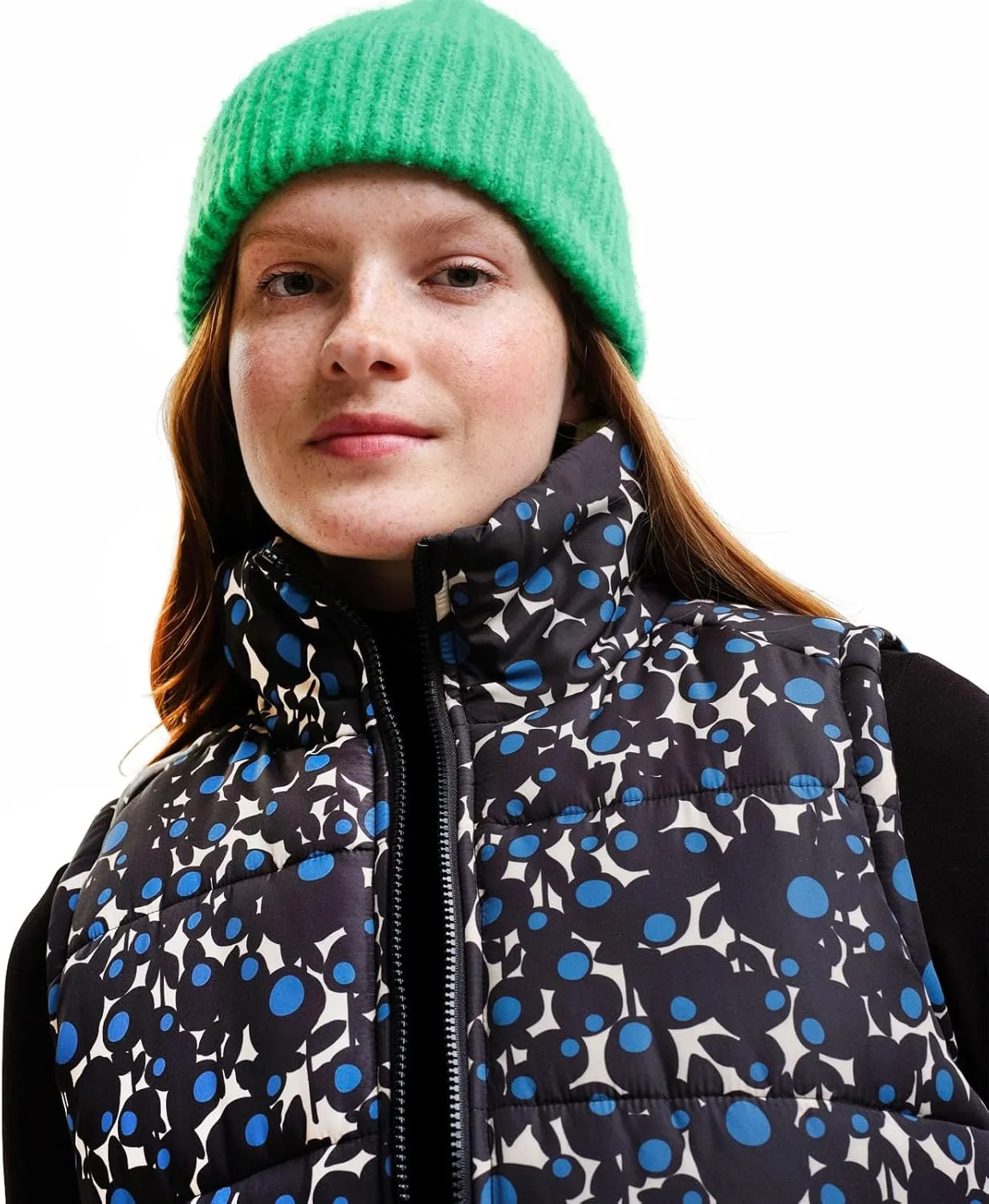 Womens Orla Kiely Printed Padded Bodywarmer Gilet