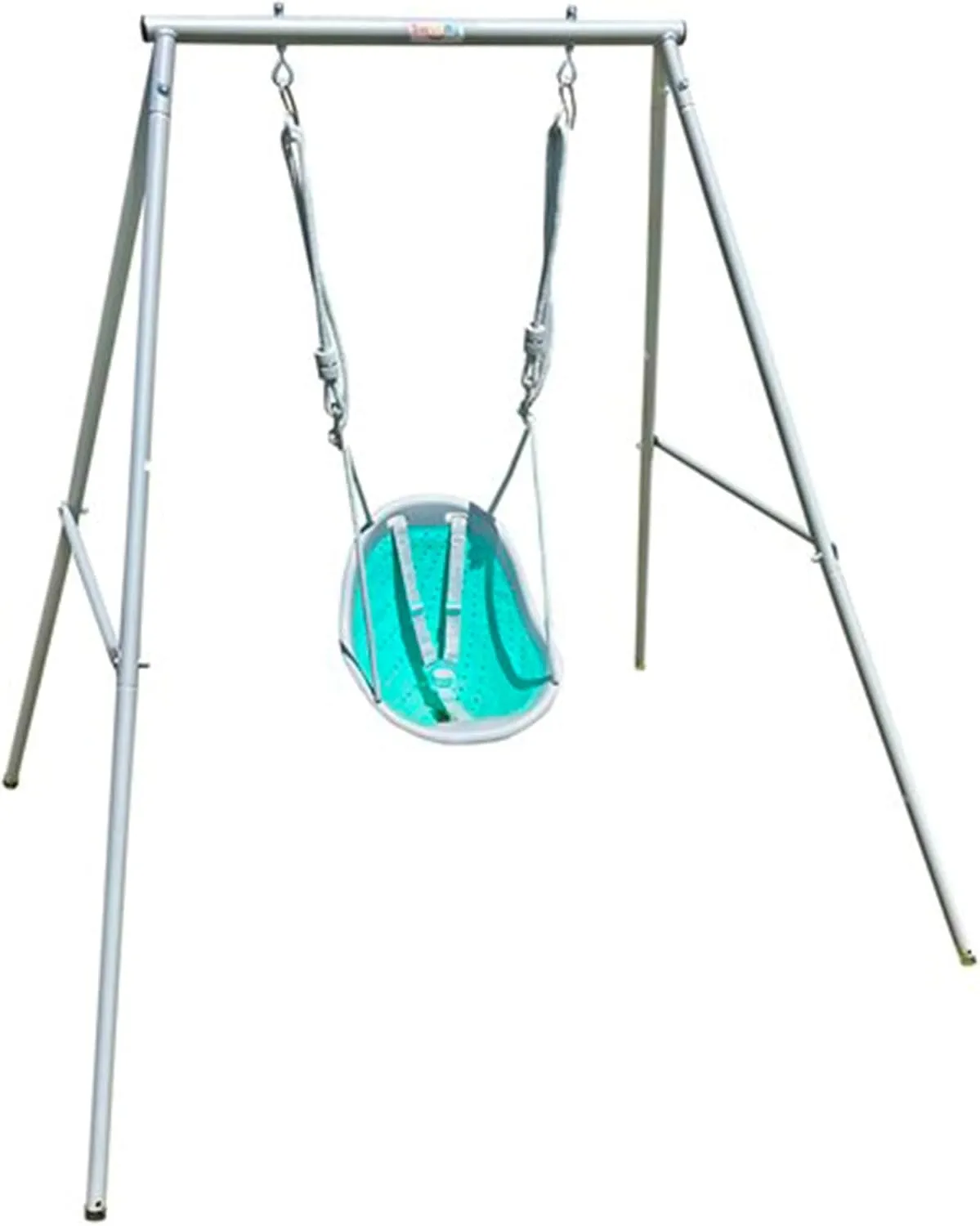XDP Recreation Sweeng Child Swing with Frame, Portable Backyard Play Set, Aqua