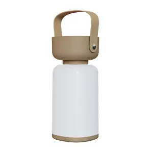 Yellow-brown Rechargeable Portable Camping Lantern - Lightweight LED Tent Light with Handle