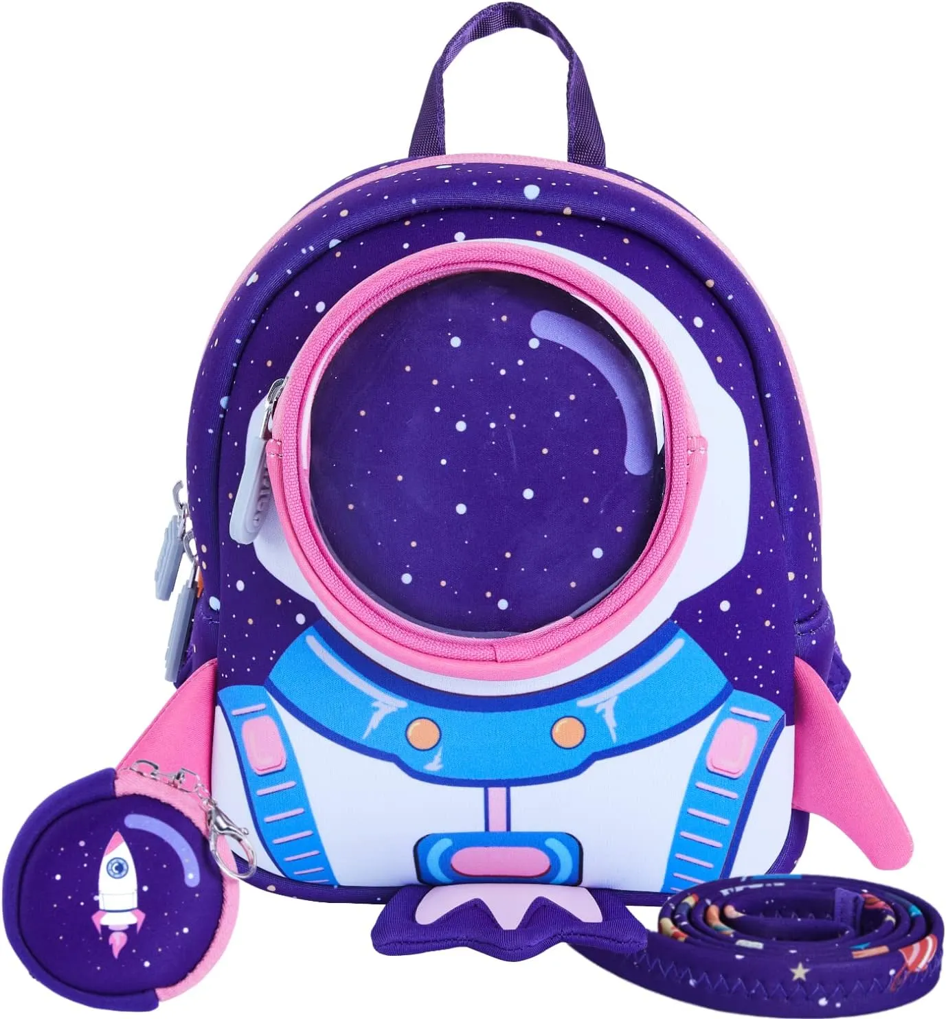 yisibo Kids Backpack with Safety Leash,Anti-lost Children Toddler Backpack for Boys Girls Baby (Purple With Safety Leash(3-6 Years))