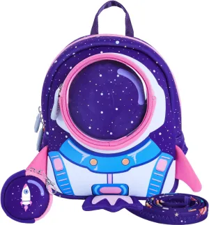 yisibo Kids Backpack with Safety Leash,Anti-lost Children Toddler Backpack for Boys Girls Baby (Purple With Safety Leash(3-6 Years))