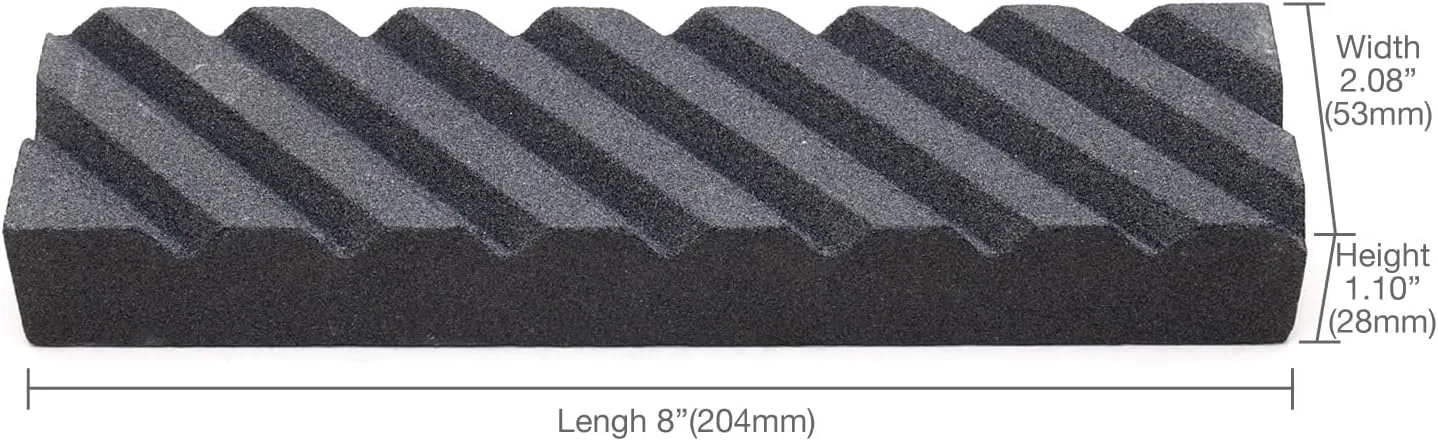 Yoshihiro Knife Sharpening Stone Fixer & Nagura Conditoning Stone Chef's Tools (Regular Set - Black)